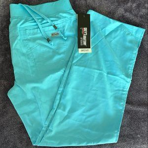 Aqua Grey's Anatomy Scrub Pants